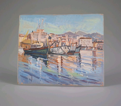 Peinture ancienne huile le - peinture, "