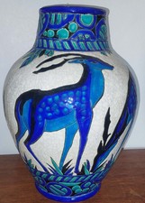 GROS VASE CHARLES CATTEAU KERAMIS DAIMS 4 POSITIONS