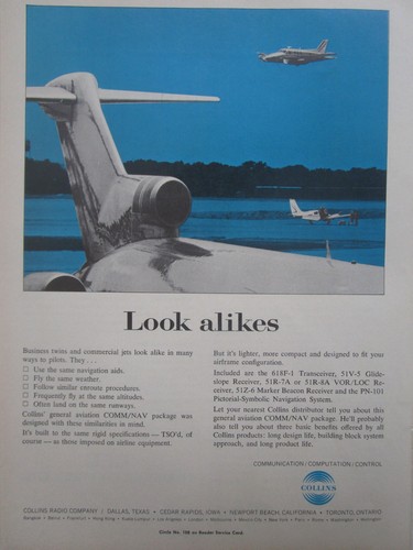1967 pub collins radio - collins,