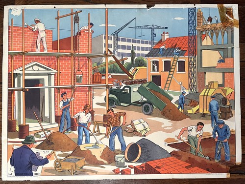 Ancienne affiche scolaire - 🐖,