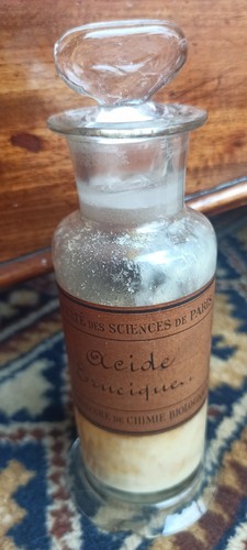 Flacon pharmacie ancien - ,
