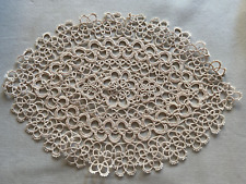 Très beau napperon oval - breton - dentelle bigoudene grande finesse écru