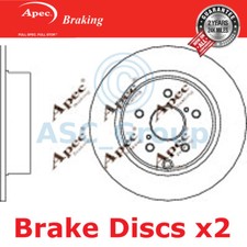 2x Apec BRAKING 297mm Uni OE