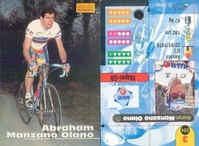 Manzano Olano, Mapei-GB-N.3-R@R@ Carte Cyclisme Merlin 96-Nouveau, Édition