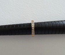 Bague plaquée or jaune oxyde de zirconium