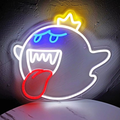 Néon led fantôme king boo - king,