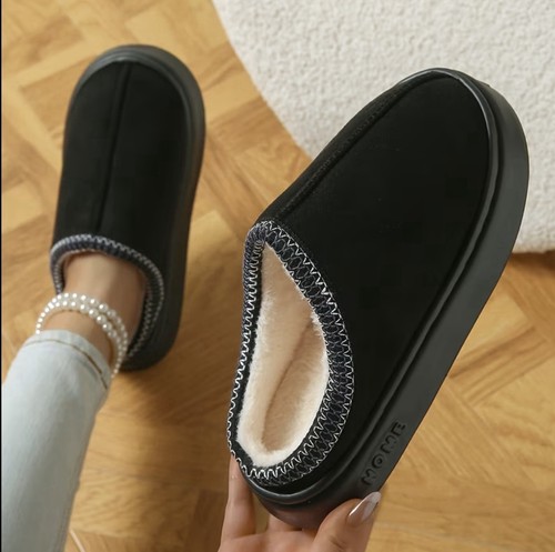 Chaussons confortable noir - chaussons,
