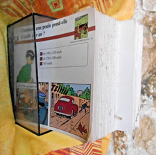 lot fiches tintin anciennes