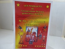  starlux feuillet cirque complet sans déchirures avec photos couleurs des séries