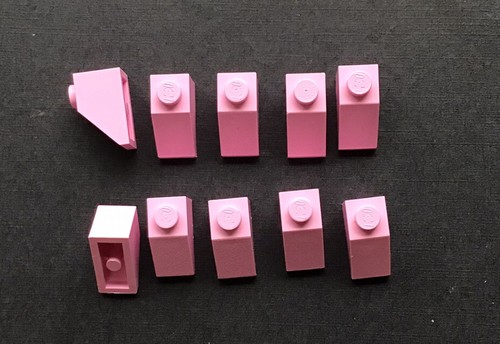 Lego 3040 brick bright - brick, pink