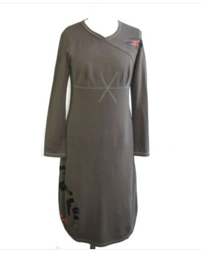 Robe longue kaki - longue, marque
