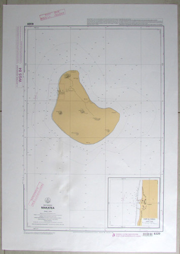 Carte marine îles tuamotu - carte,