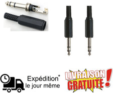 Lot 2 Jack 6,35 mm mâle à