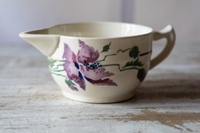 Bol saucière ancienne en faience blanche pavots Moulin des loups