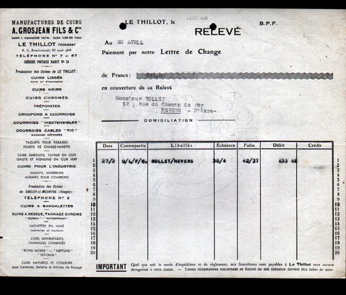 Thillot usine de cuirs - thillot,