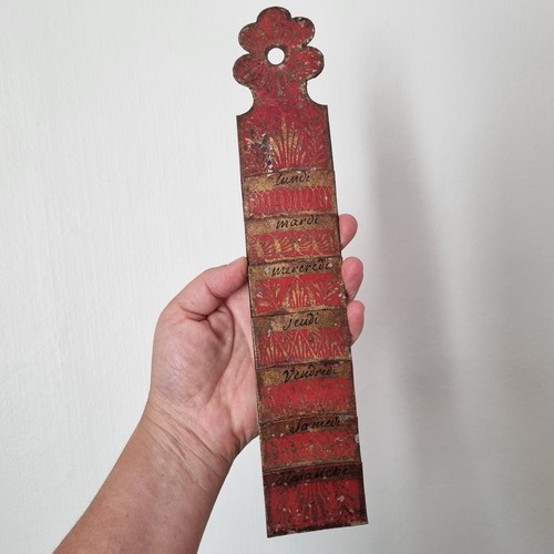 Porte carte tôle peinte - carte, en