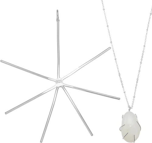 Sterling silver claw setting - silver,