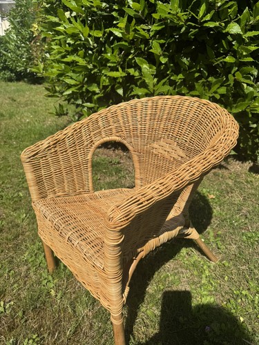 Fauteuil rotin osier - fauteuil,