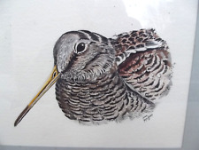 Jean MAILLARD 1901-1993 ancienne aquarelle chasse bécasse