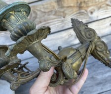 Applique Bronze Doré XIXeme Empire Lampe Napoléon III