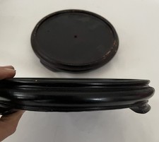 2 socles en bois vase chinois