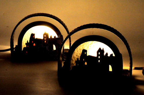 Paire anciennes lampes - paire,