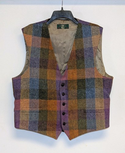 Vtg orvis tweed vest 100 - orvis, 100%