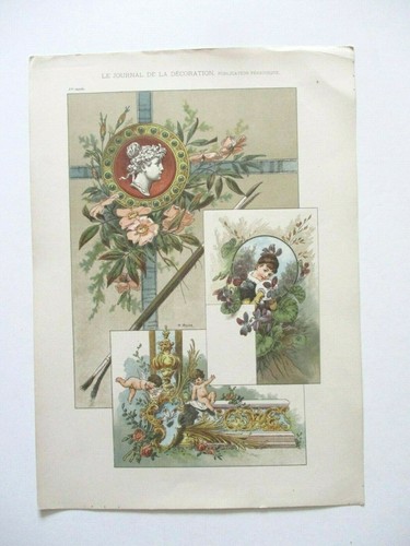 Chromo litho ancienne - chromo, le