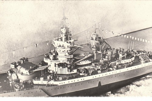 Cpa richelieu maquette - le,