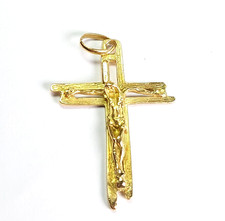 Pendentif Croix En Or Massif
