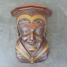 CONSOLE D'APPLIQUE en Noyer d'époque Napoléon III , Ancienne.