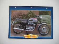 fiche moto TRIUMPH T120 BONNEVILLE 1968