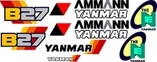 Yanmar B27 Digger Decal Set