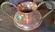 Cruche Vase en cuivre L. LECELLIER VILLEDIEU vintage