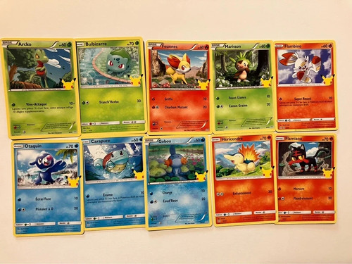 Lot cartes pokémon ans - cartes,