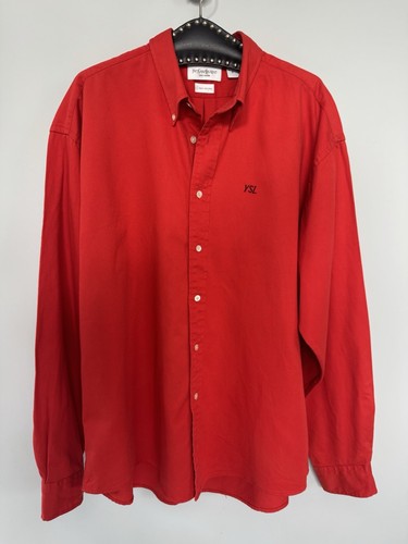 Chemise rouge logo - rouge, à