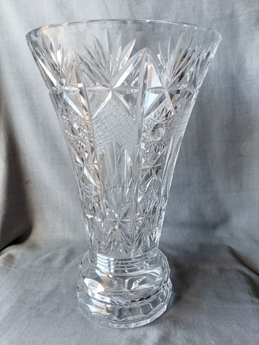 Vase cristal taill signe - cristal,
