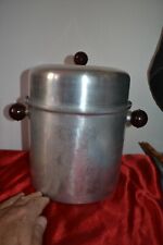 Ancien stérilisateur pour biberons REMOND en aluminium et poignées bakélite