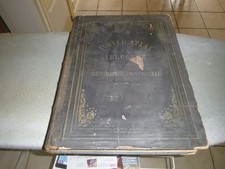 A MARTINEAU NOUVEL ATLAS ILLUSTRE GEOGRAPHIE UNIVERSELLE 1900 62 CARTES COULEURS