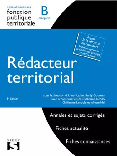 Rédacteur territorial 5e - rédacteur,