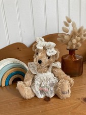 1025⚜️ Petite Peluche Doudou Nounours Louise Mansen Ours Ourson Hauteur 16 Cm