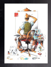 Tintin carte postale - tintin.,