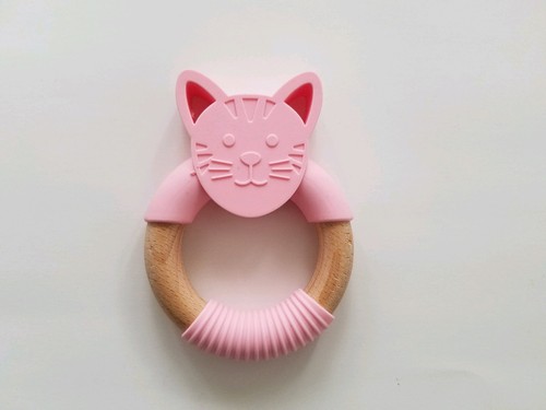 Organic baby teether toy - teether, toy-