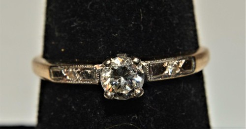 Anneau fiançailles diamant - fiançailles,