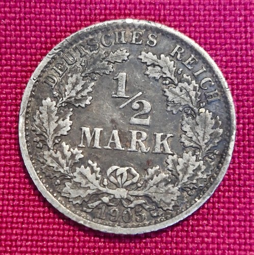 Allemagne mark argent 1905 - allemagne,