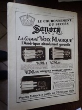SONORA RADIO gamme VOIX