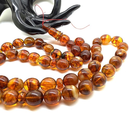 Ambre tesbih olive bijoux - olive,