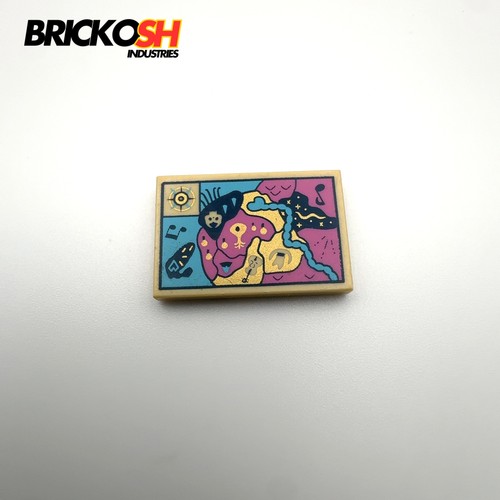 Lego 26603pb073 tan tile - tan,