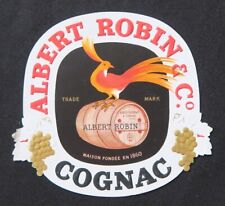 Ancienne étiquette COGNAC ALBERT ROBIN 2 old label