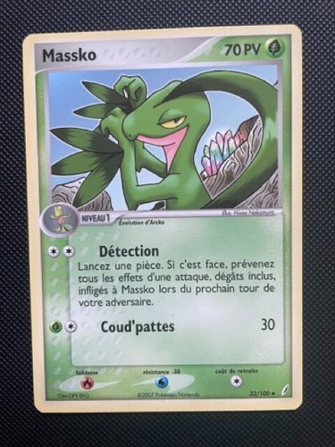 Carte pokémon massko 100 - carte, 32/100